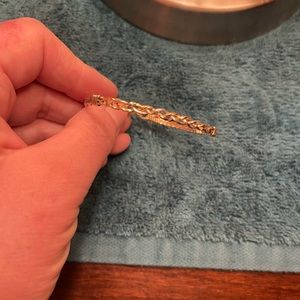 Ronaldo, size 7, gold/silver bracelet